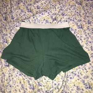 soffe forest green shorts